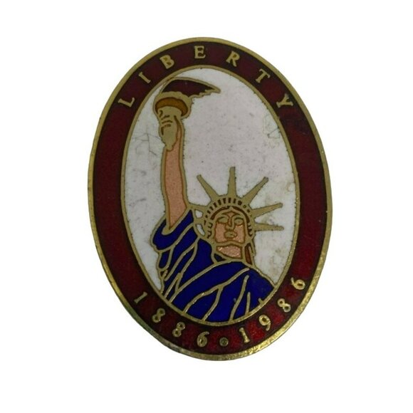 Vintage Brooch Collection Lot Of 10 Including Hard Rock Cafe & Statue Of Liberty - Picture 15 of 16